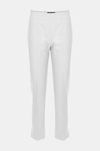 WHITE SKINNY LEG TROUSERS 4