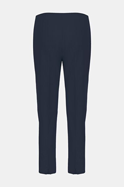 NAVY BLUE SKINNY LEG TROUSERS 5