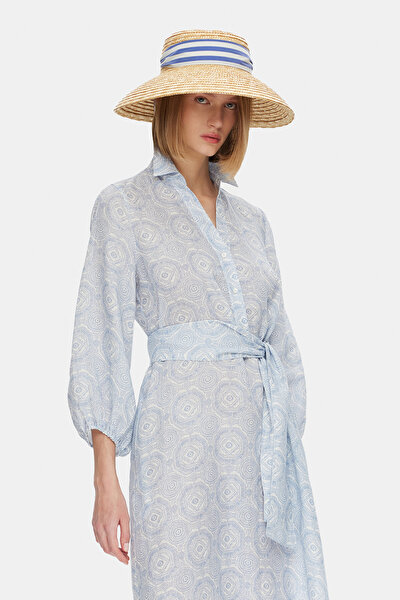 BLUE LONG SLEEVE DRESS 3