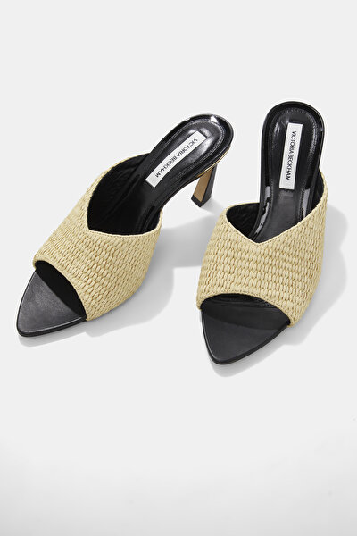 BLACK RAFFIA SLIPPER 5