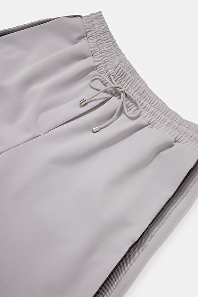 LIGHT GREY STRAIGHT CUT TROUSERS 4