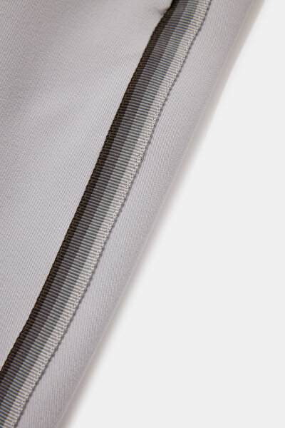 LIGHT GREY STRAIGHT CUT TROUSERS 5