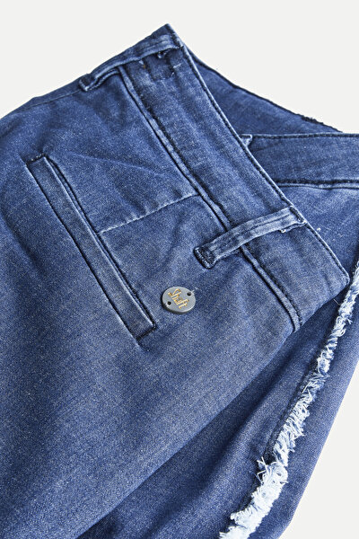 DARK NAVY BLUE STRAIGHT CUT TROUSERS 10