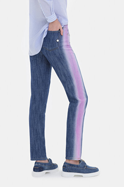 WHITE BATIK SKINNY LEG TROUSERS 4