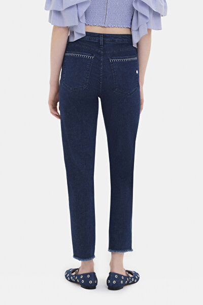 LACİVERT JEAN PANTOLON 3