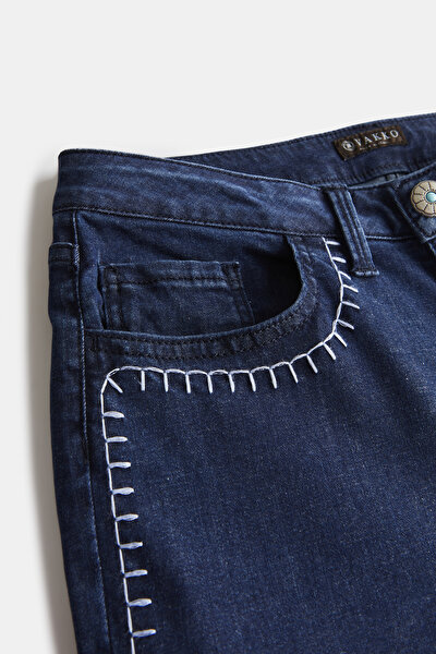 LACİVERT JEAN PANTOLON 8