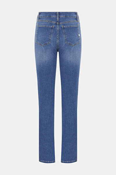 BLUE SKINNY LEG TROUSERS 5