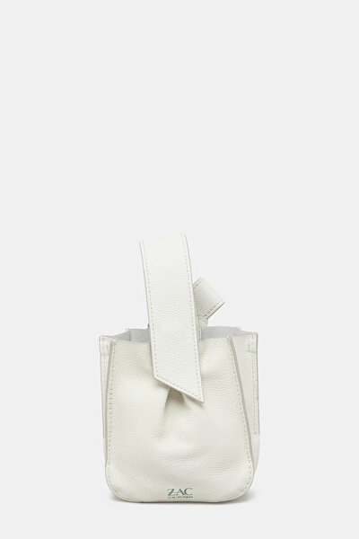 ECRU LEATHER BAG 3
