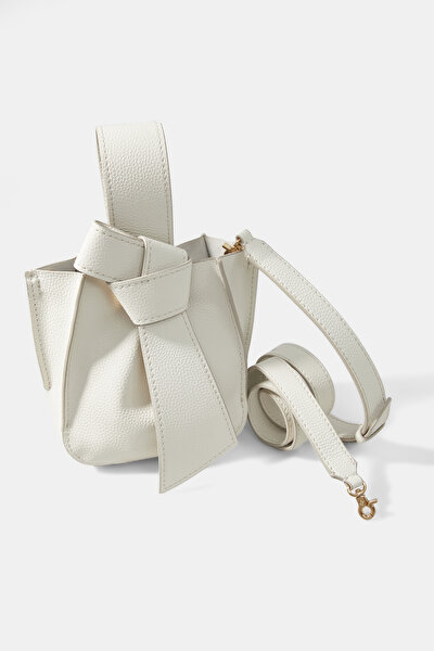 ECRU LEATHER BAG 4