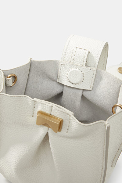 ECRU LEATHER BAG 5