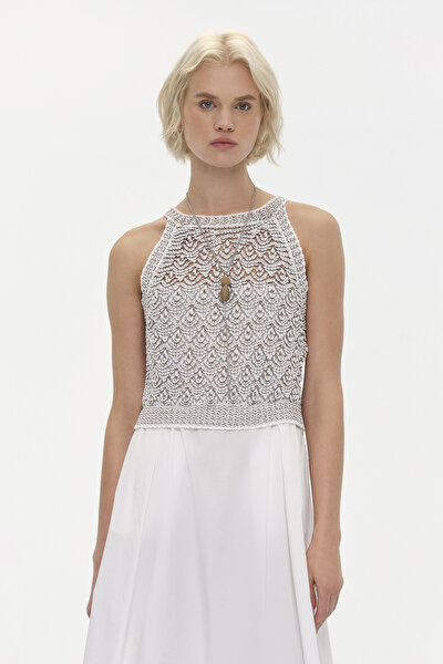 BRONZE SLEEVELESS MİDİ DRESS 4