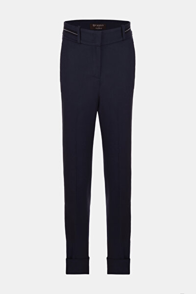 LACİVERT DAR PAÇA PANTOLON 5