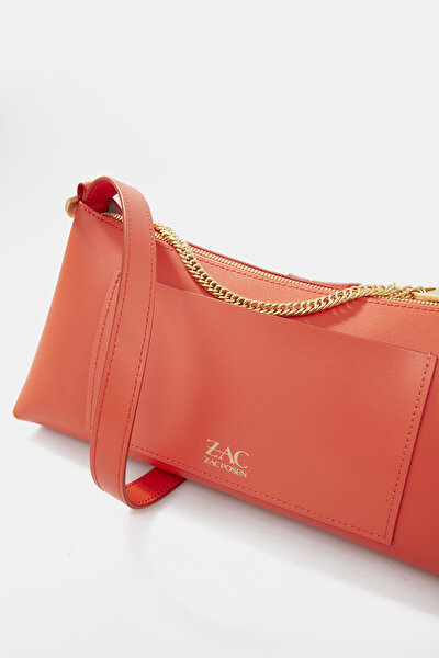 ORANGE LEATHER BAG 5
