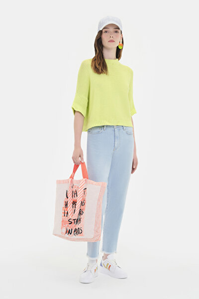 NEON GREEN BASIC / ROUND NECKLINE JERSEY 3