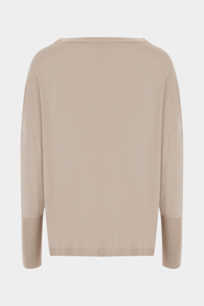 BEIGE BASIC / ROUND NECKLINE JERSEY 5