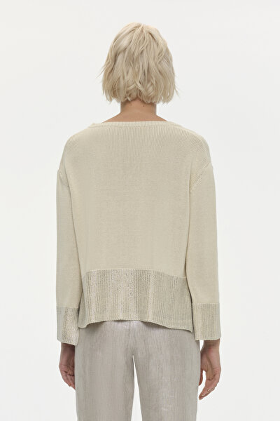 SILVER V NECK JERSEY 3