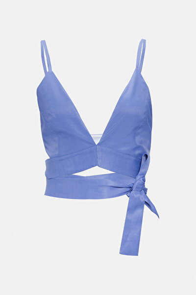 LILAC V NECK SLEEVELESS SUSPENDER BLOUSE 4