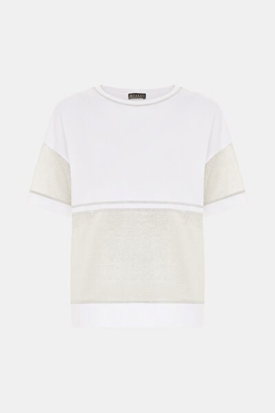 SILVER BASIC / ROUND NECKLINE SHORT SLEEVE TSHIRT 4