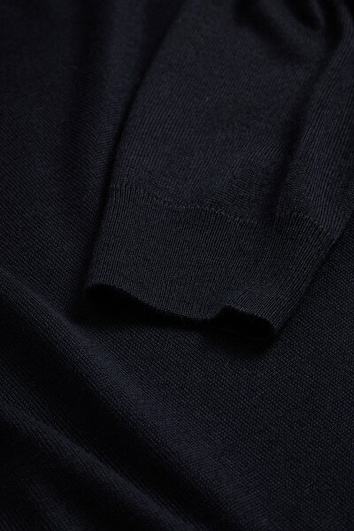 NAVY BLUE TRICOT JERSEY 3