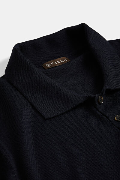 NAVY BLUE TRICOT JERSEY 4