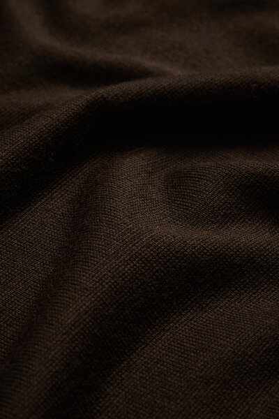 DARK BROWN TRICOT JERSEY 5