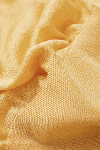 ORANGE BASIC / ROUND NECKLINE SLEEVELESS BLOUSE 8