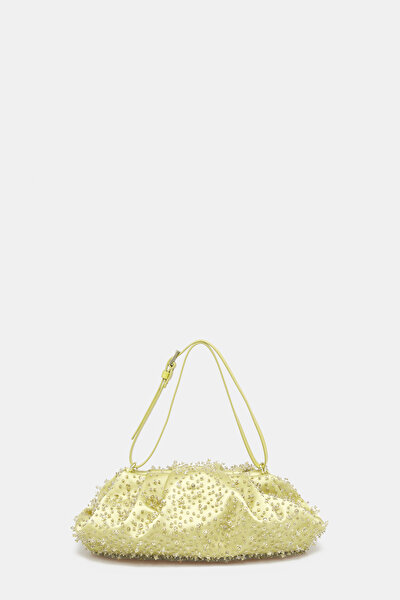 GREEN SATIN BAG 3
