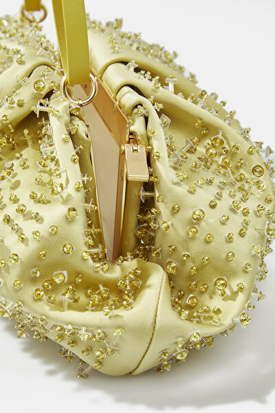 GREEN SATIN BAG 5