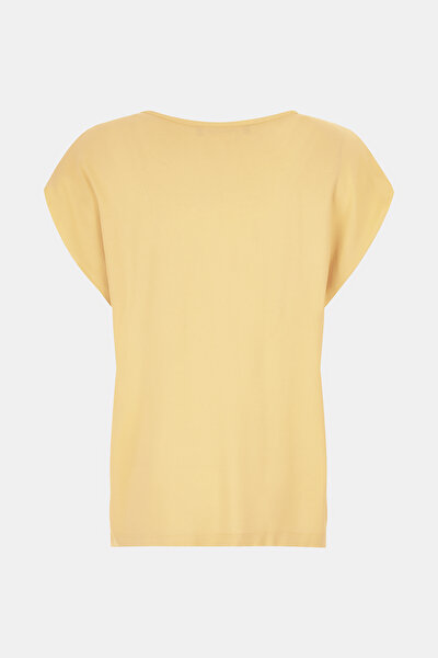 ORANGE SLEEVELESS BLOUSE 5