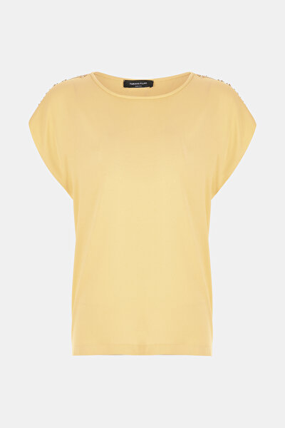 ORANGE SLEEVELESS BLOUSE 4
