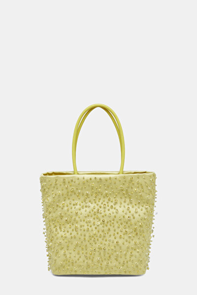 GREEN SATIN BAG 3