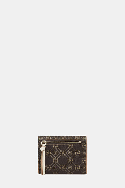 TAN MONOGRAM WALLET 3