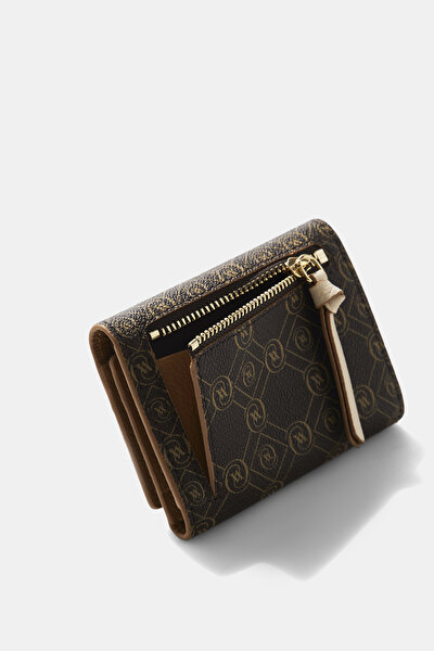 TAN MONOGRAM WALLET 4