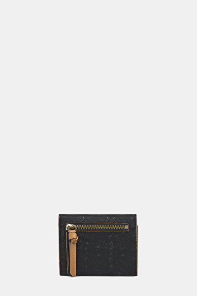 BLACK MONOGRAM WALLET 3