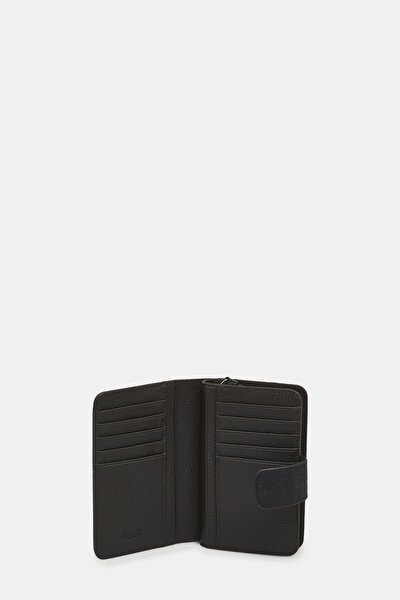BLACK MONOGRAM WALLET 8