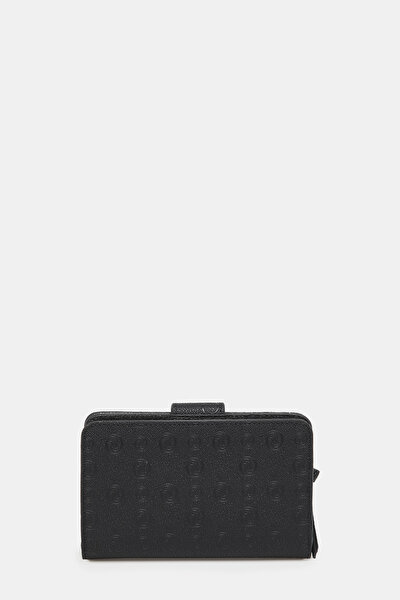 BLACK MONOGRAM WALLET 3