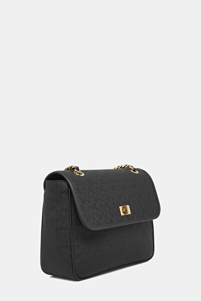 BLACK MONOGRAM BAG 4
