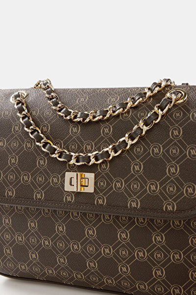 BEIGE MONOGRAM BAG 8
