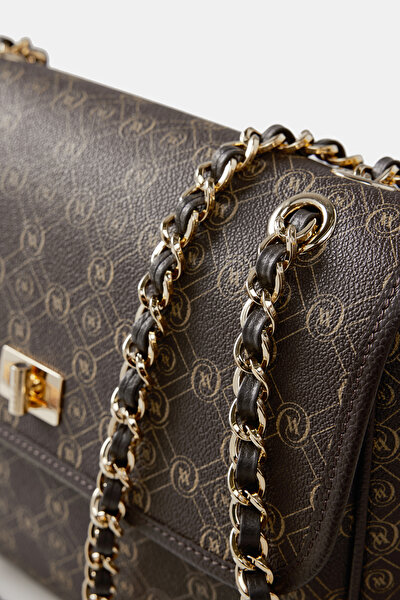 BEIGE MONOGRAM BAG 10