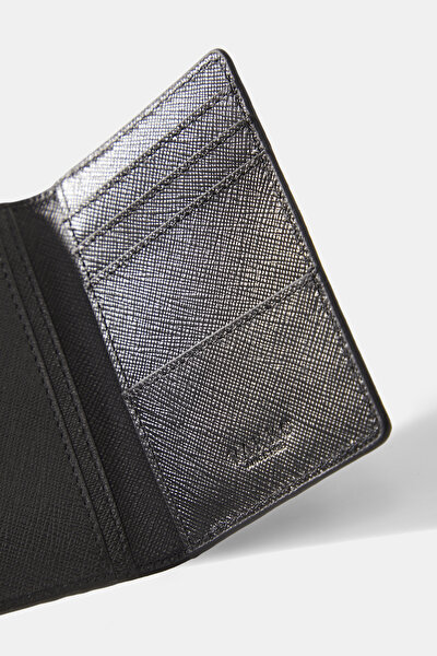 BLACK MONOGRAM WALLET 4