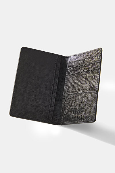 BLACK MONOGRAM WALLET 5