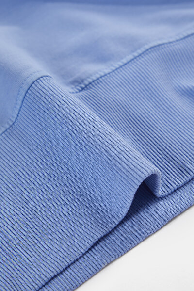 BLUE BASIC / ROUND NECKLINE SWEATSHIRT 8