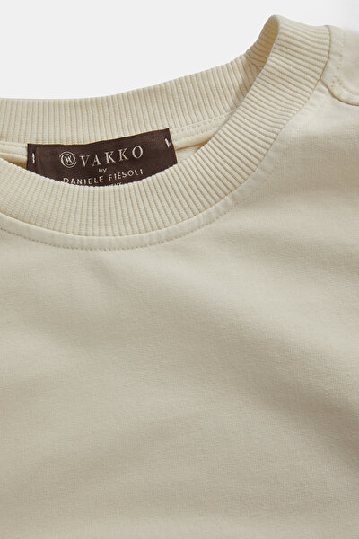 KREM O YAKA SWEATSHIRT 3