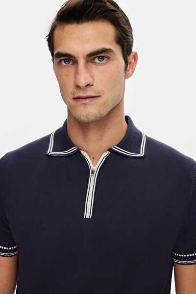 NAVY BLUE SHORT SLEEVE TSHIRT 4