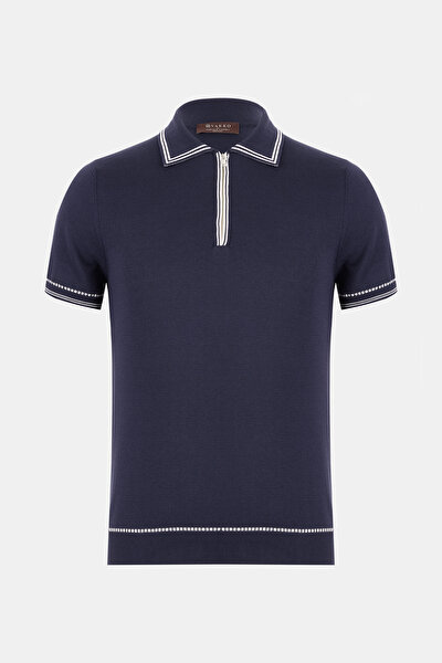 NAVY BLUE SHORT SLEEVE TSHIRT 5