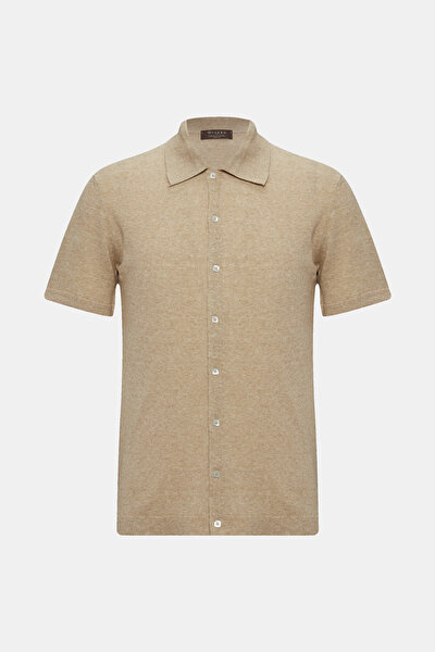 BEJ POLO YAKA KISA KOLLU T-SHIRT 5