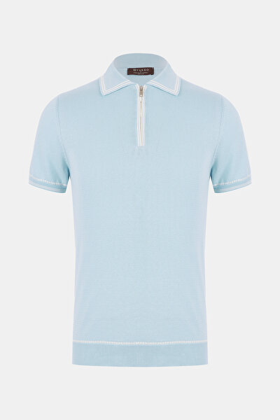 LIGHT BLUE SHORT SLEEVE TSHIRT 4