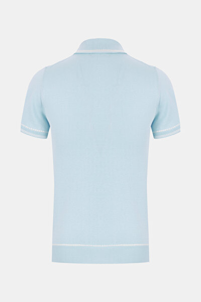 LIGHT BLUE SHORT SLEEVE TSHIRT 5