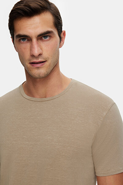POWDER BASIC / ROUND NECKLINE SHORT SLEEVE TSHIRT 4