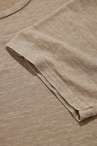 POWDER BASIC / ROUND NECKLINE SHORT SLEEVE TSHIRT 8